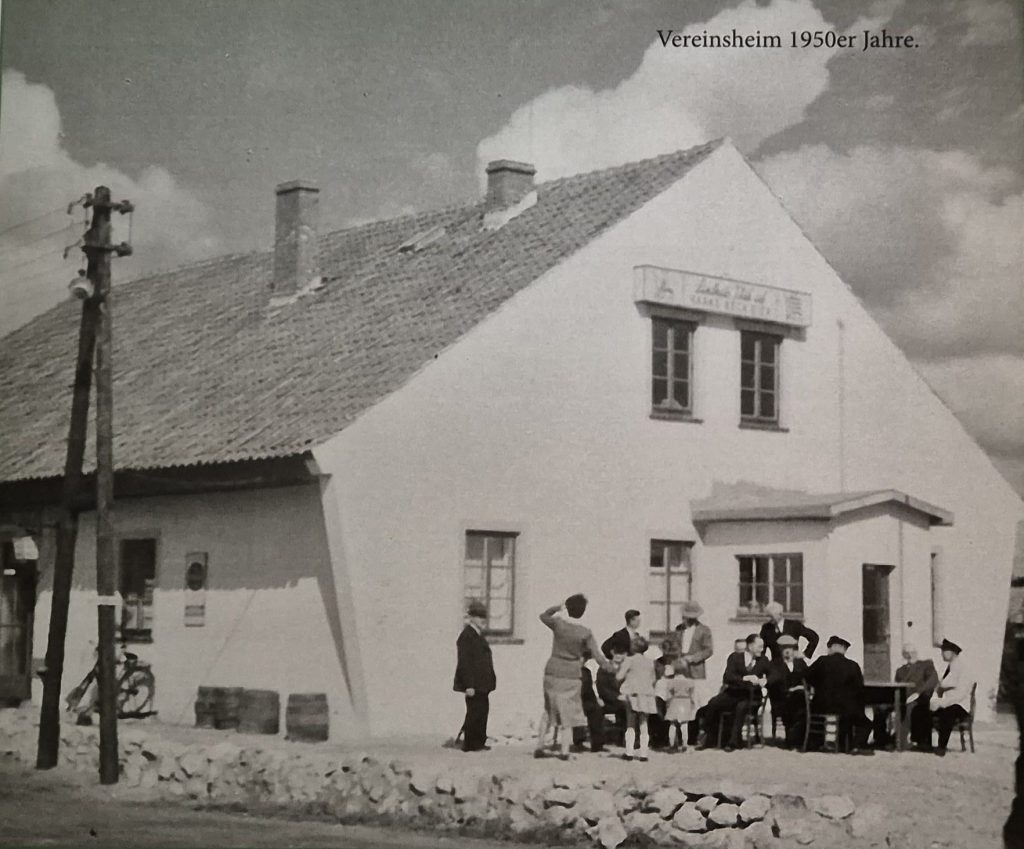 Vereinsheim in den 1950er Jahren