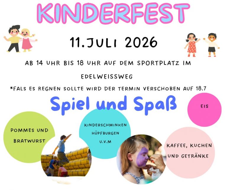 Sommerfest am 11. Juli